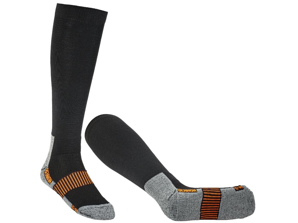 Podkolenky Merino Trek Bennon černé Velikost: 48-49