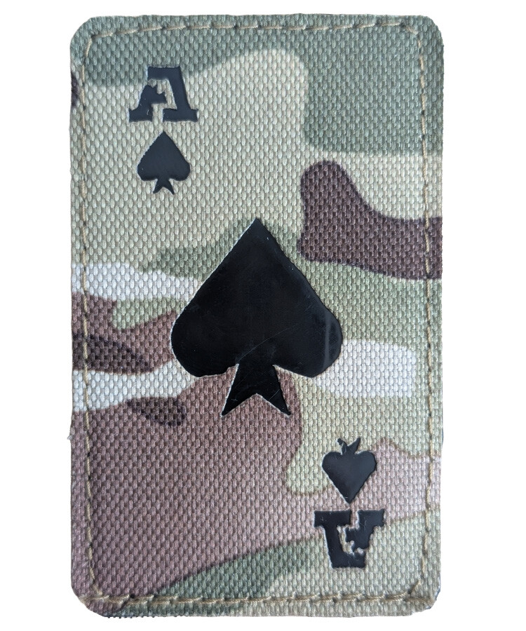 Nášivka Eso Laser Cut Patch ACE Velcro BTP