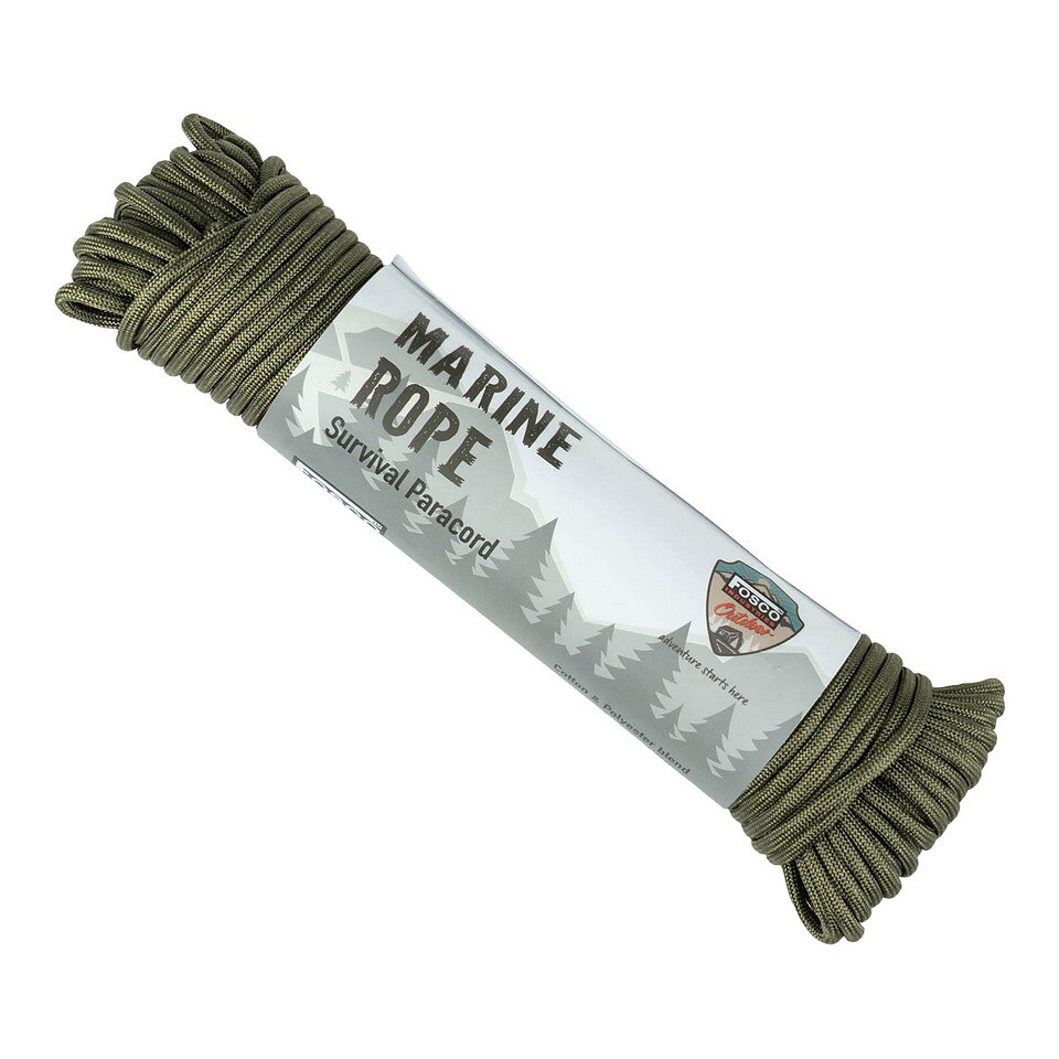 Lano Fosco™ padáková šňůra 30 m / O 4 mm zelená