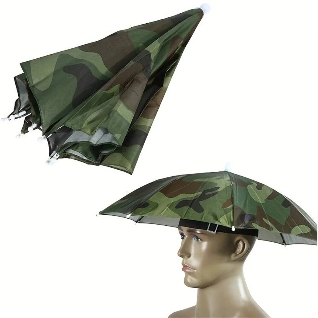 Deštník na hlavu rybářský Woodland XJ5388