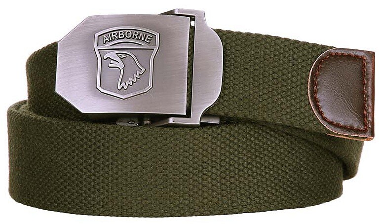 Opasek kalhotový Fostex® 101st Airborne zelený Vyberte velikost: 115 (46)