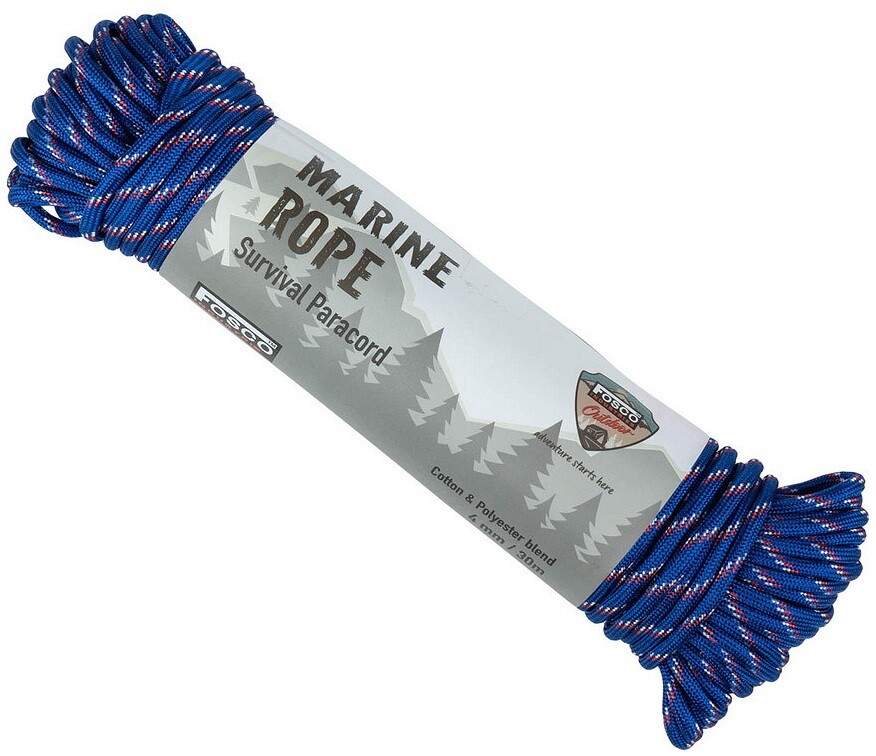 Lano Fosco™ padáková šňůra 30 m / O 4 mm modrá