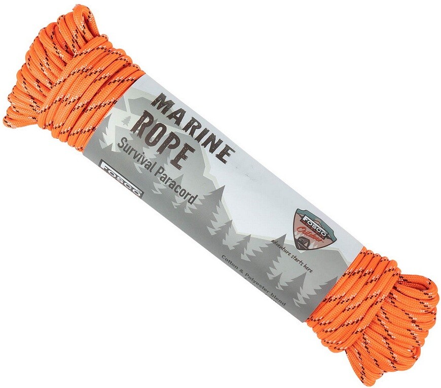 Lano Fosco™ padáková šňůra 30 m / O 4 mm oranžová