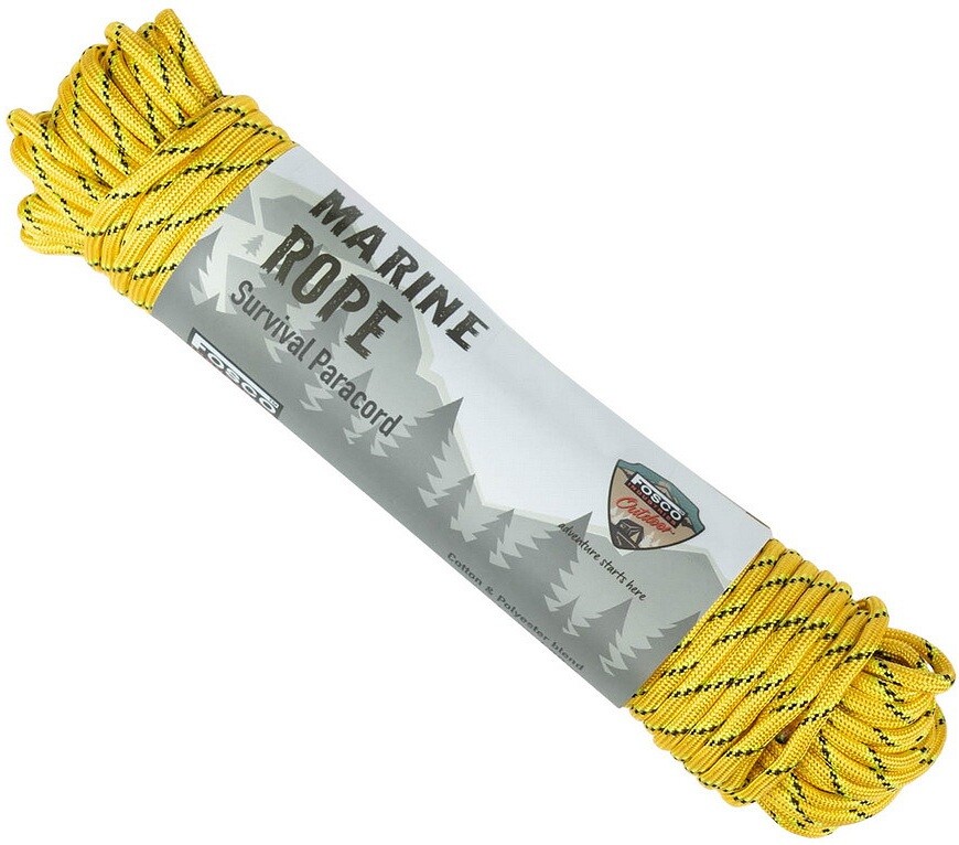 Lano Fosco™ padáková šňůra 30 m / O 4 mm žlutá