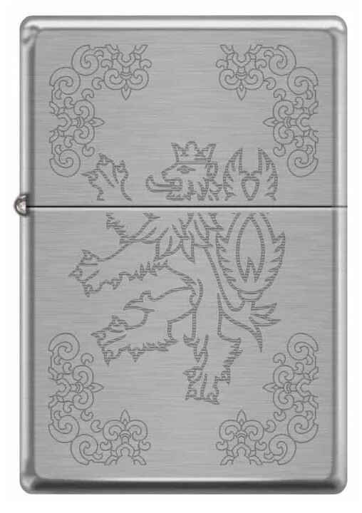 Zippo® benzínový zapalovač Vintage™ Czech Lion 21950
