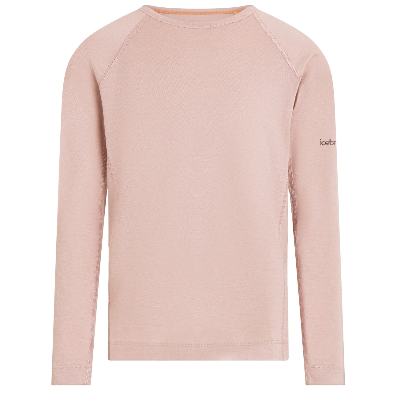 Dětské funkční triko Icebreaker K 200 Oasis LS Crewe Pink Quartz Dětská velikost: 104 / Barva: růžová