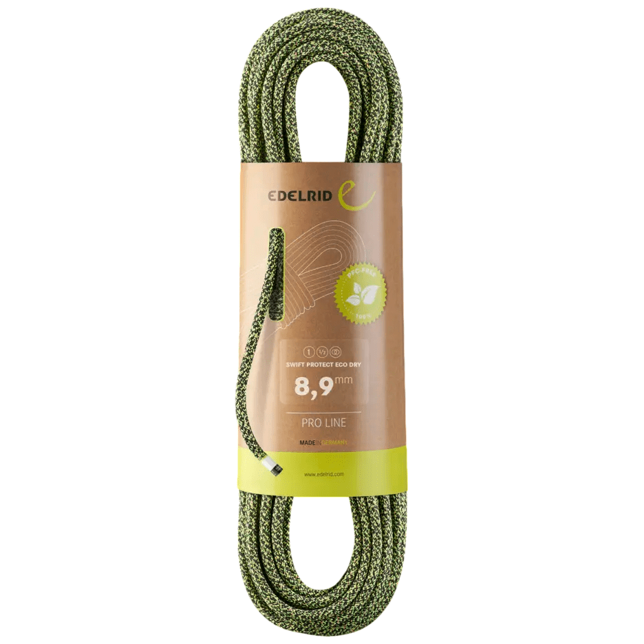 Lano Edelrid Swift Protect Eco Dry 8,9mm Délka lana: 60 m / Barva: zelená
