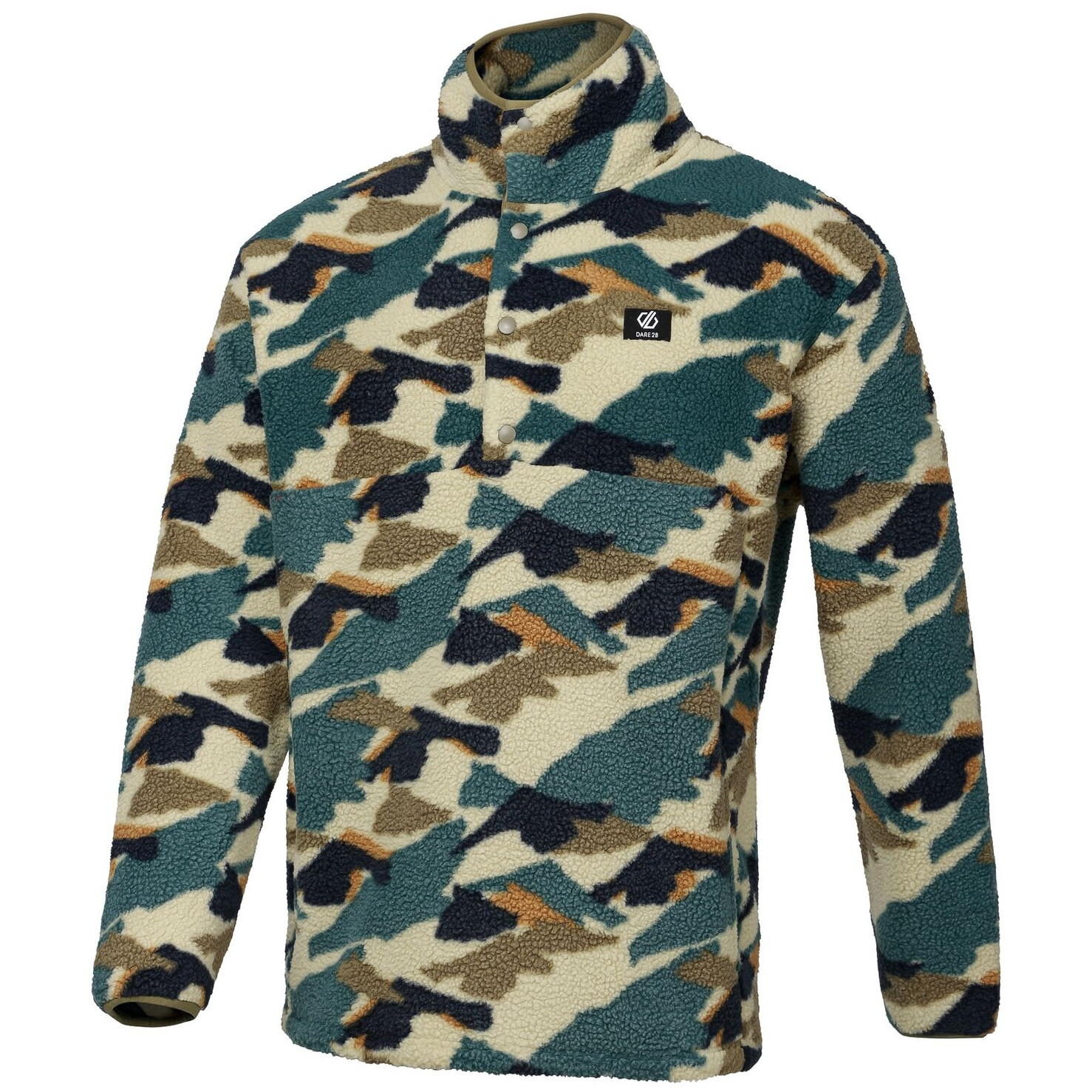 Pánská mikina Dare 2b Mens Print Fleece Velikost: L / Barva: béžová/modrá
