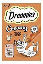 Dreamies kočka pochoutka Creamy s kuřecím 4x10g