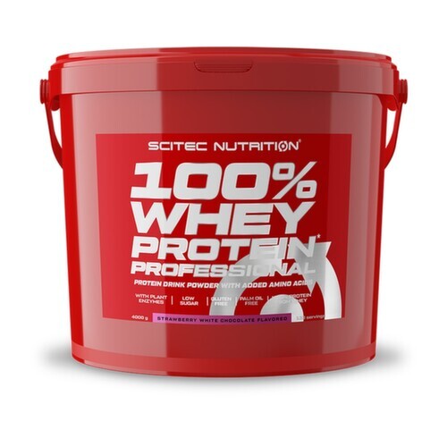 Scitec Nutrition 100% WP Professional 4000 g strawberry white chocolate