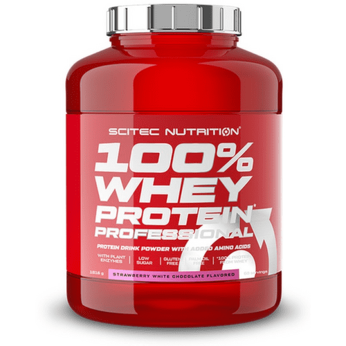 Scitec Nutrition 100% WP Professional 1816 g strawberry white chocolate