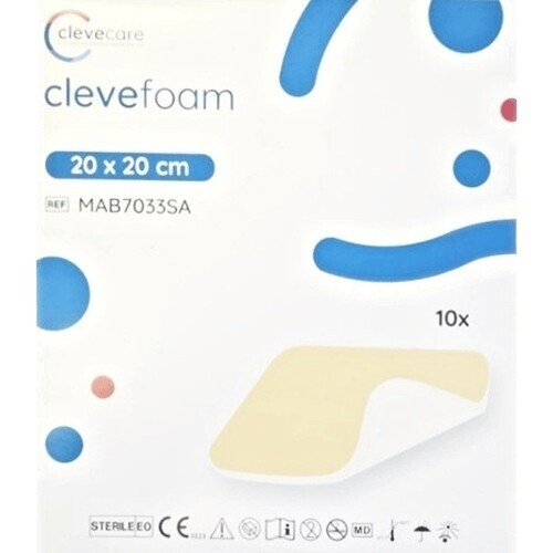 Clevecare Clevefoam pěnové krytí 20x20cm 10ks
