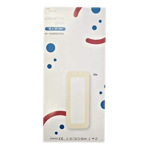 Clevecare Cleveflex Plus silik.krytí 10x25cm 10ks