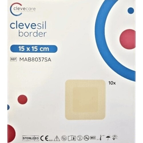 Clevecare Clevesil Border sil.pěn.kr.15x15cm 10ks