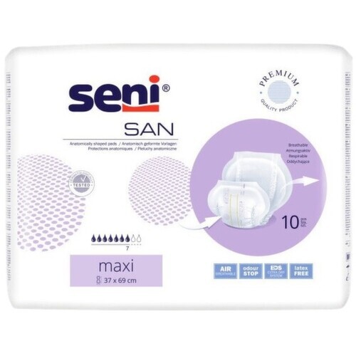 Seni San absorpční vložné pleny maxi 10ks