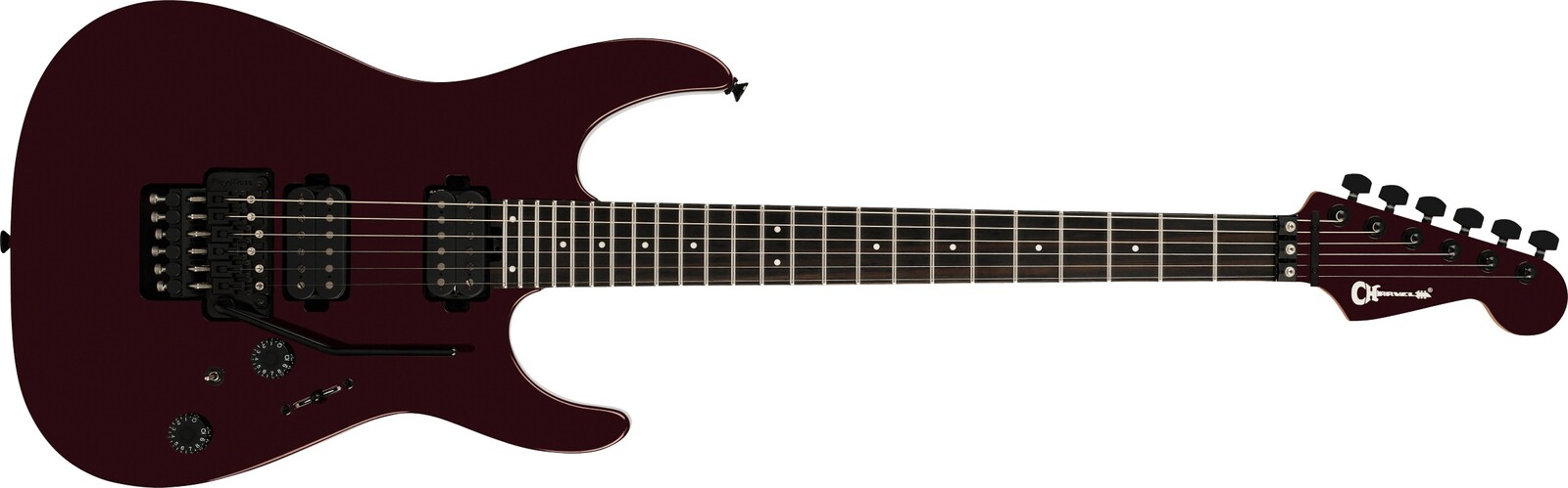 Charvel Pro-Mod Plus Dinky DK24 HH FR EB Crimson Eclipse