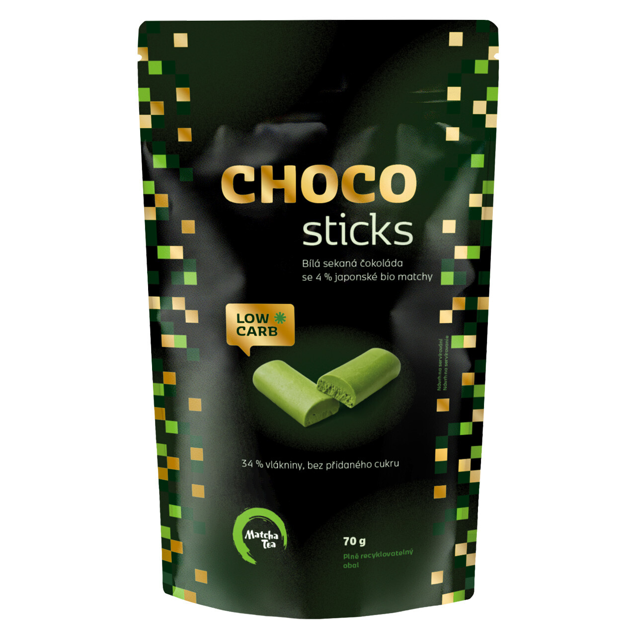 Kyosun Matcha Tea Choco Sticks 70 g