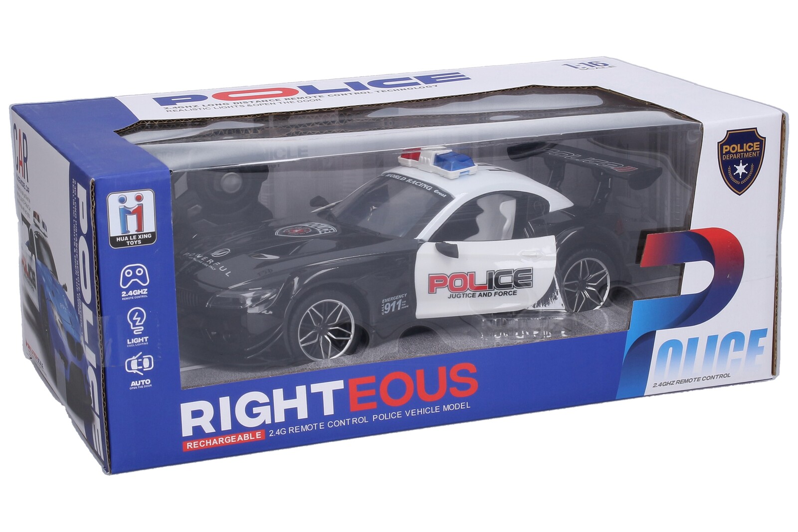 Auto policejní RC na dálkové ovládání 26 cm