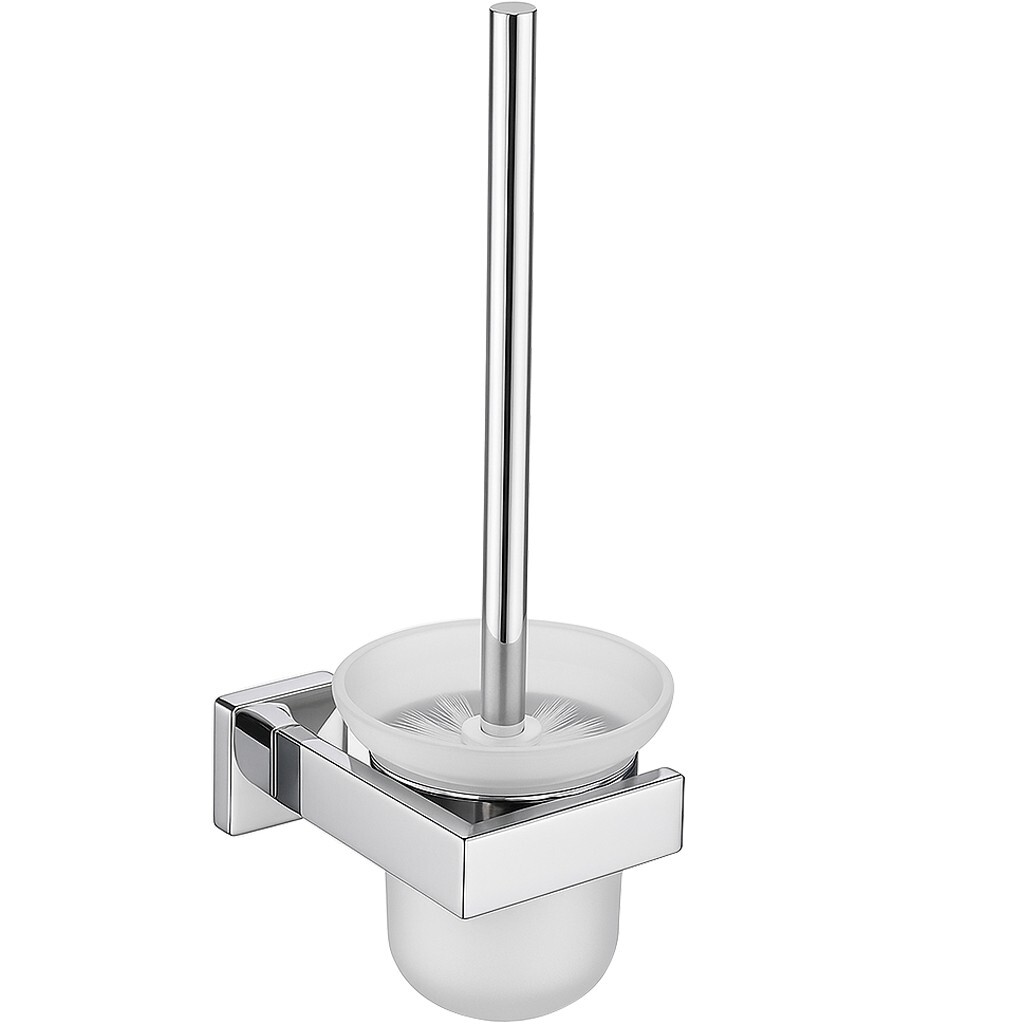 CERANO Nástěnná WC štětka Polo chrom CER-479335