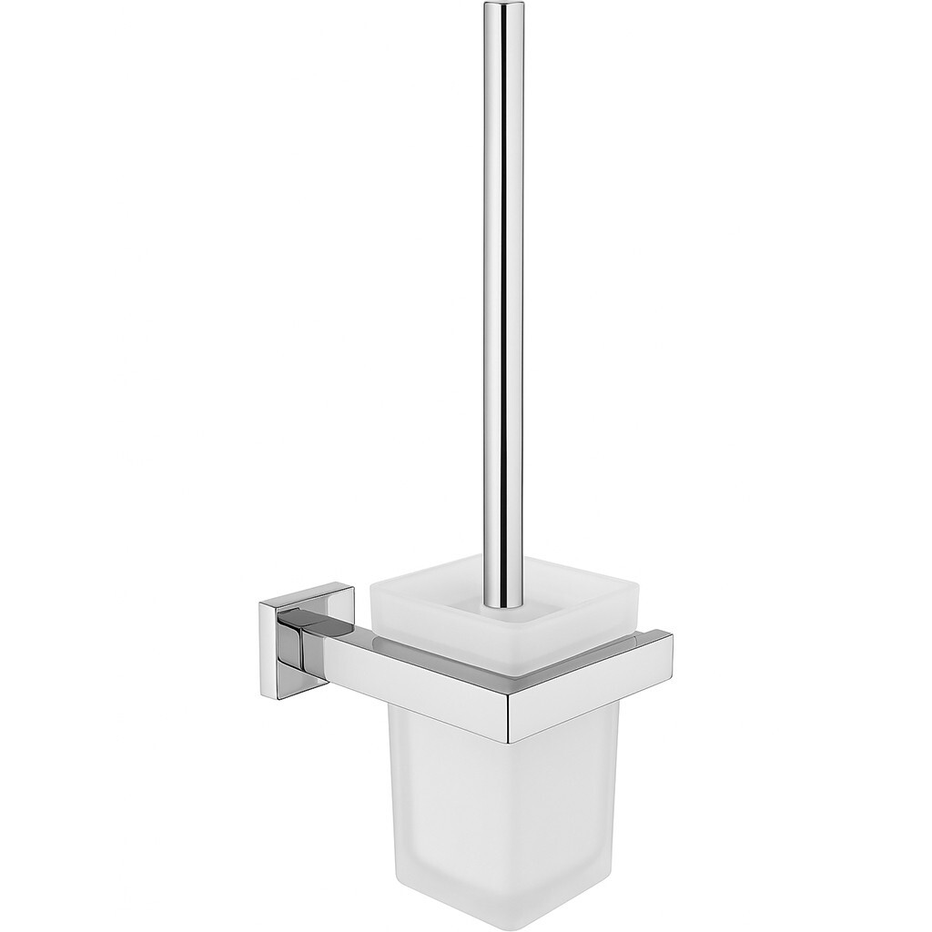 CERANO Nástěnná WC štětka Alto chrom CER-479347