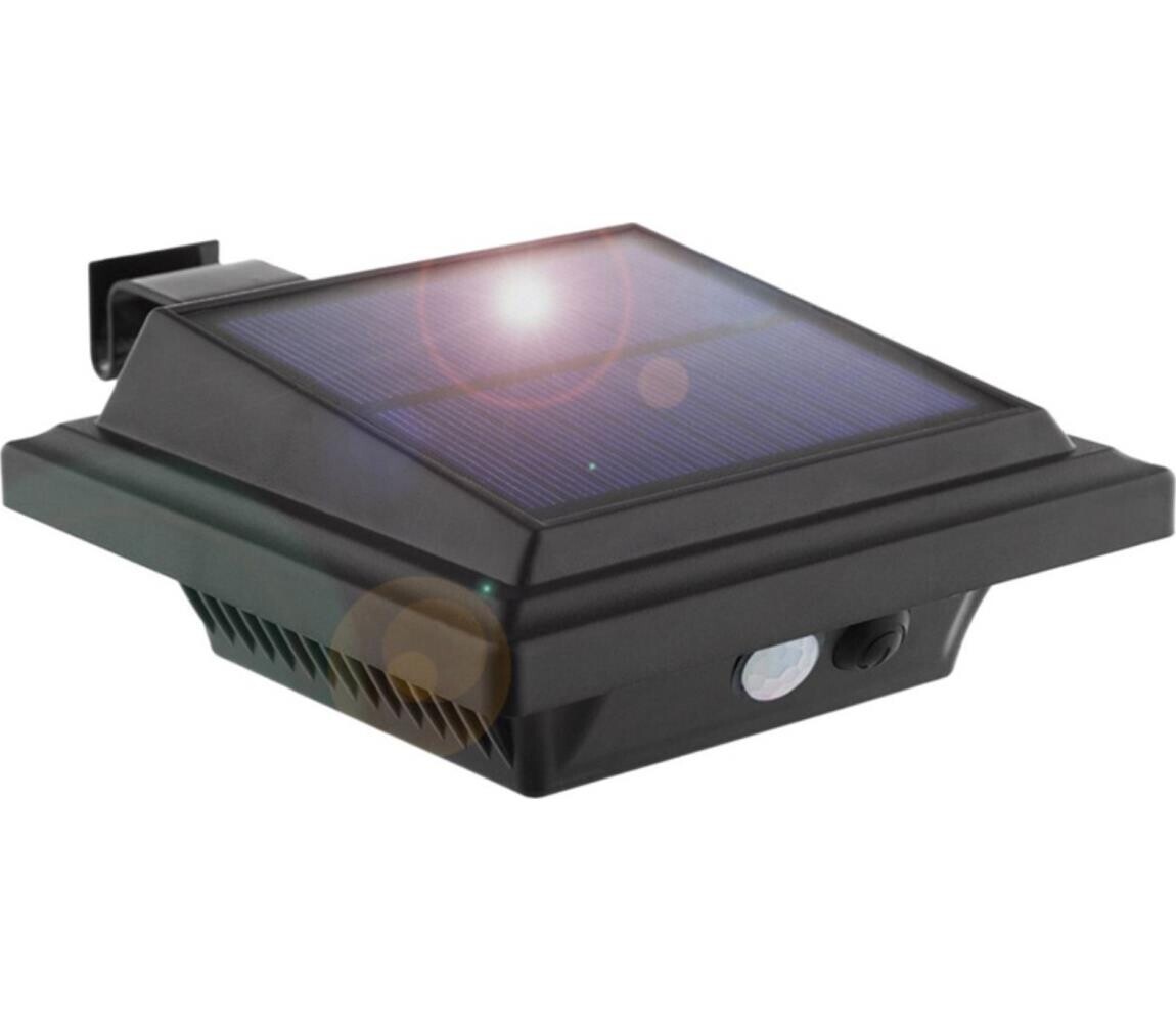 HÖFFTECH - LED Solární nástěnné svítidlo se senzorem LED/3,7V 2000 mAh IP65 12677