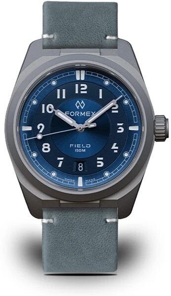 Formex Field Automatic Gen 2 Deep Blue Blue Bolgheri Leather Strap 0660.1.6532.744
