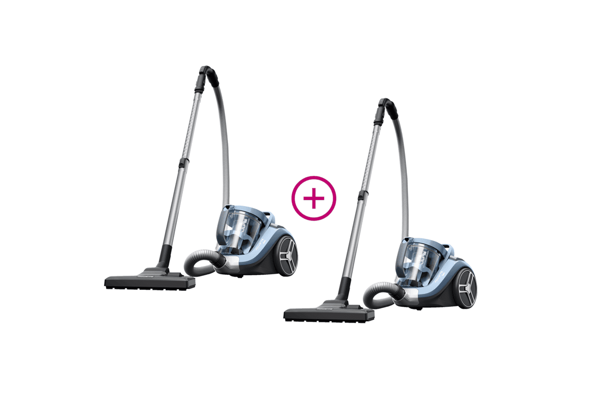Akční set dvou bezsáčkových vysavačů Rowenta Compact Power XXL RO4B11EA