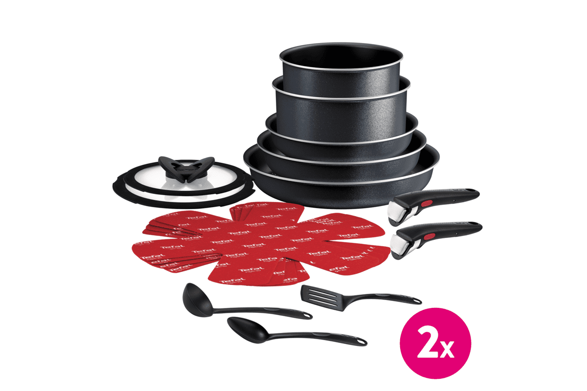 Akční set dvou sad nádobí Tefal Ingenio So Light 16 ks L7239642