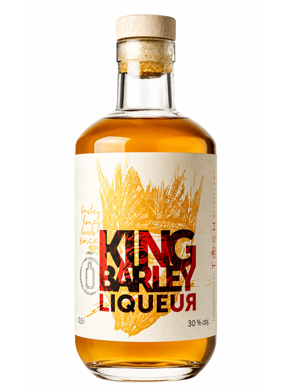 TŌSH Distillery Olomouc King Barley ligueur 30% 0,5l
