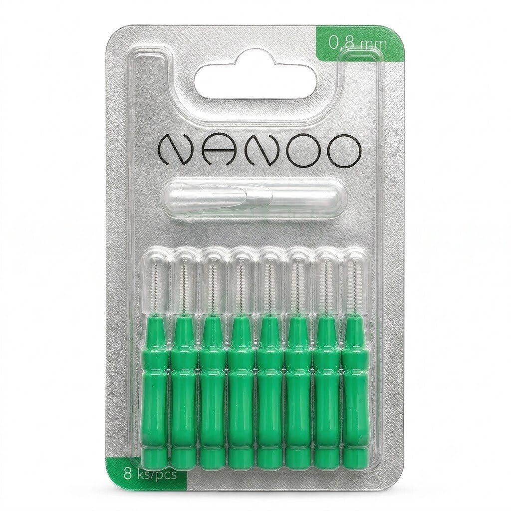Mezizubní kartáčky NANOO - 0,8 mm  0,8 mm
