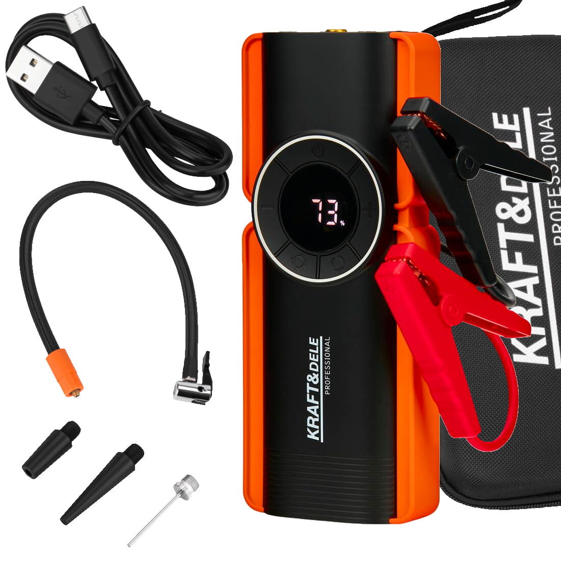 KRAFT&DELE Multifunkční zařízení / jump starter 1200 A KD5492