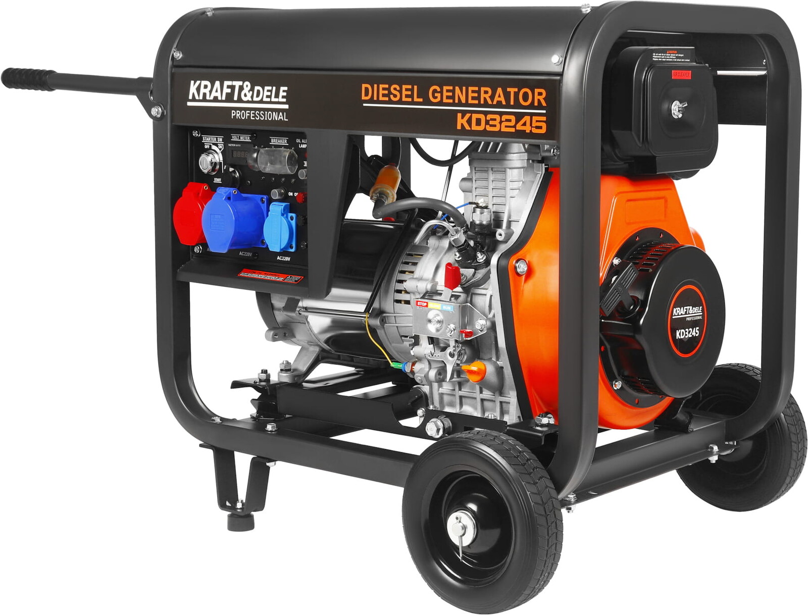 KRAFT&DELE Generátor 8 kW, 230 V/400 V KD3245