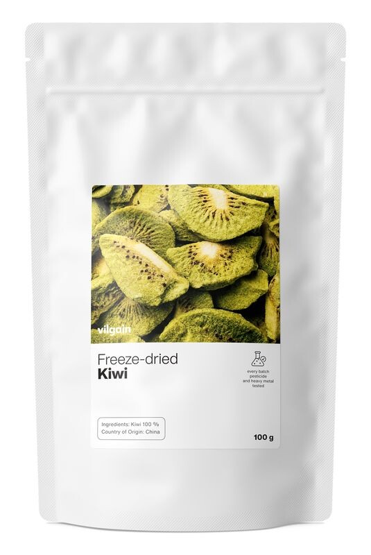 Vilgain Lyofilizované kiwi – 100 g