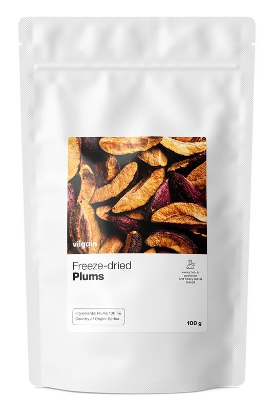 Vilgain Lyofilizované švestky – 100 g