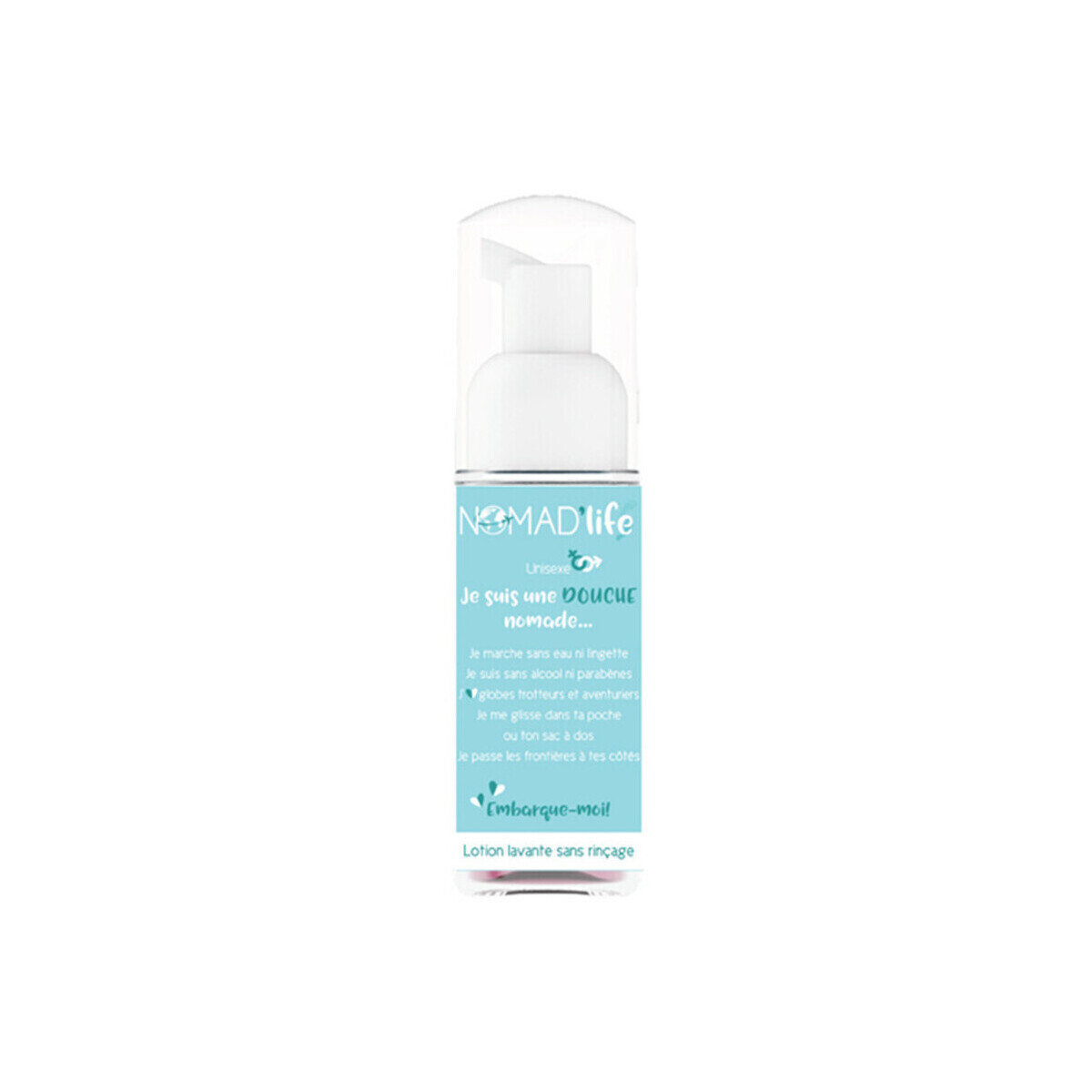 Nomad'life Non-Rinse Unisex Cleansing Lotion Embarque-Moi!