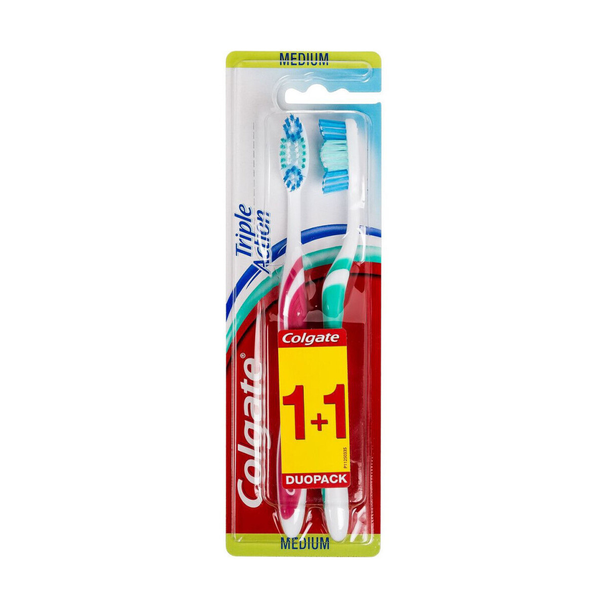 Colgate  Pack of 2 Triple Action Toothbrushes - Medium