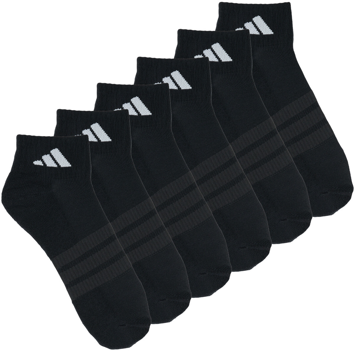 adidas  Cushioned Essentials Ankle Socks 6 Pair Pack  Černá