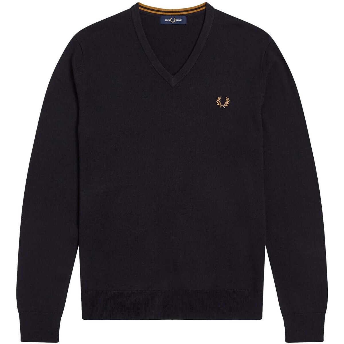 Fred Perry  Fp Classic V Neck Jumper  Tmavě modrá