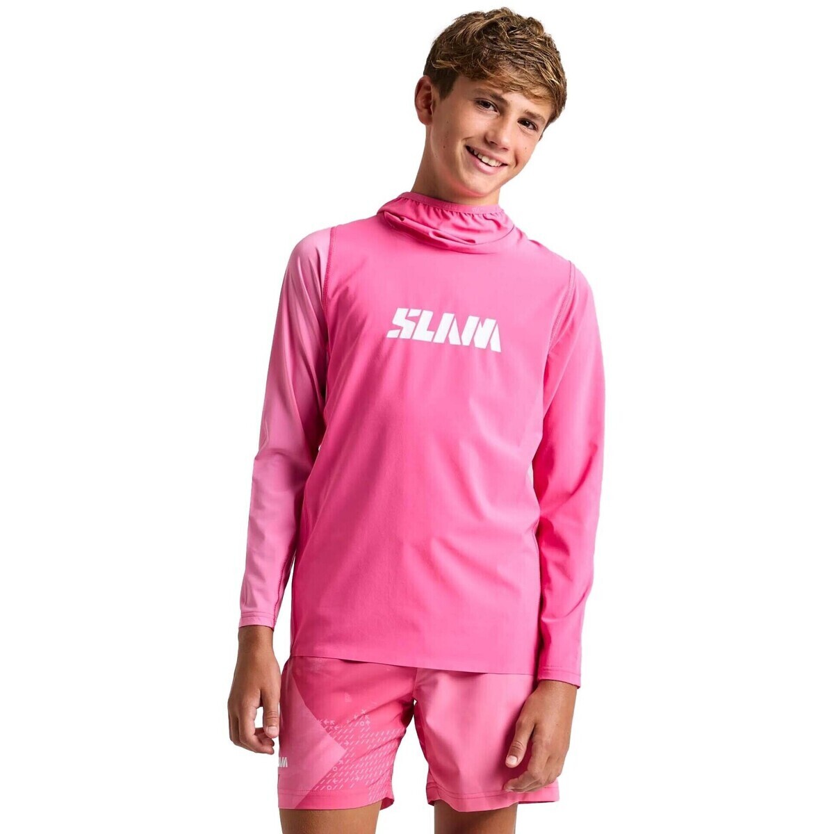 Slam  Od Jr Tech Hooded  Růžová