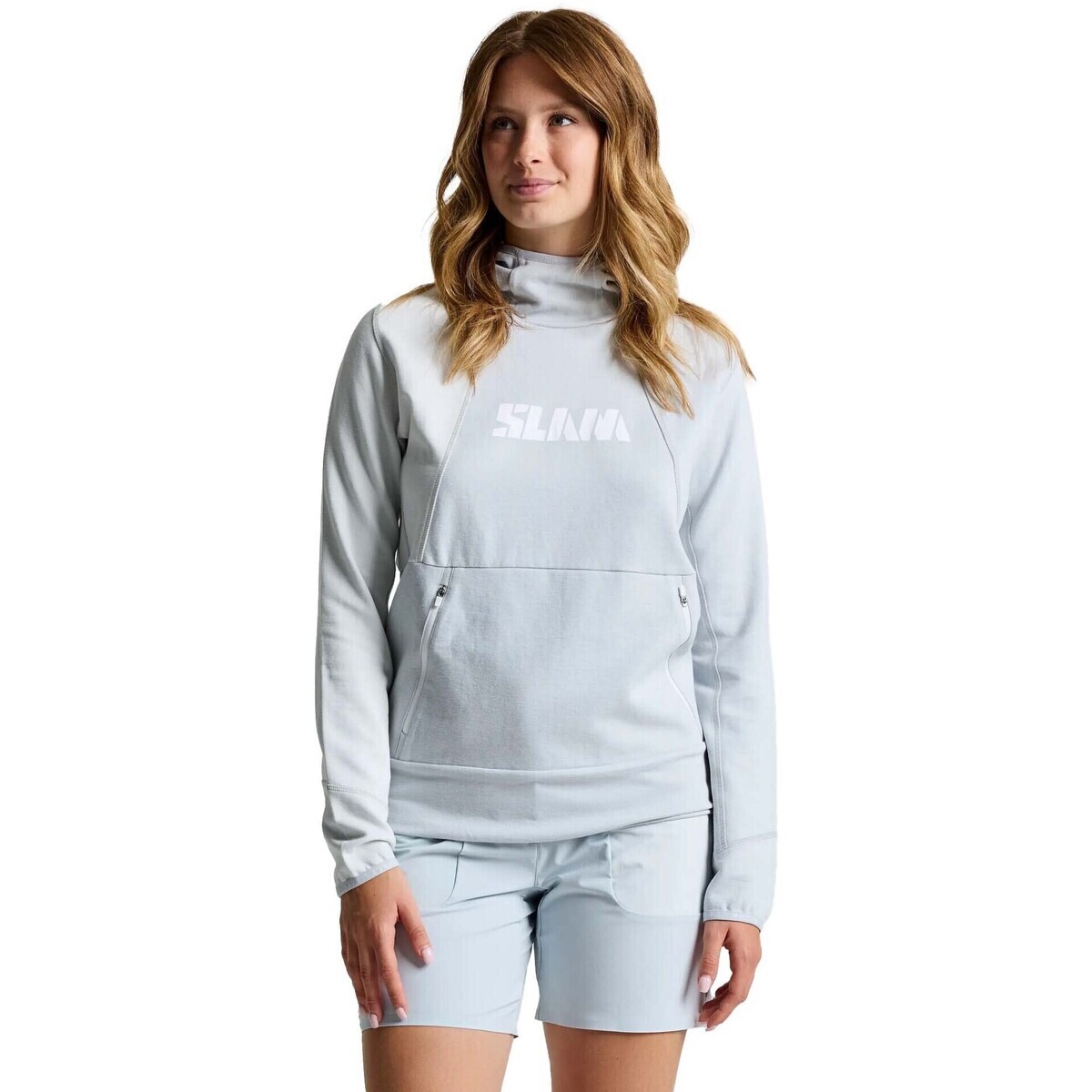 Slam  Graphic Ws Hoodie  Šedá