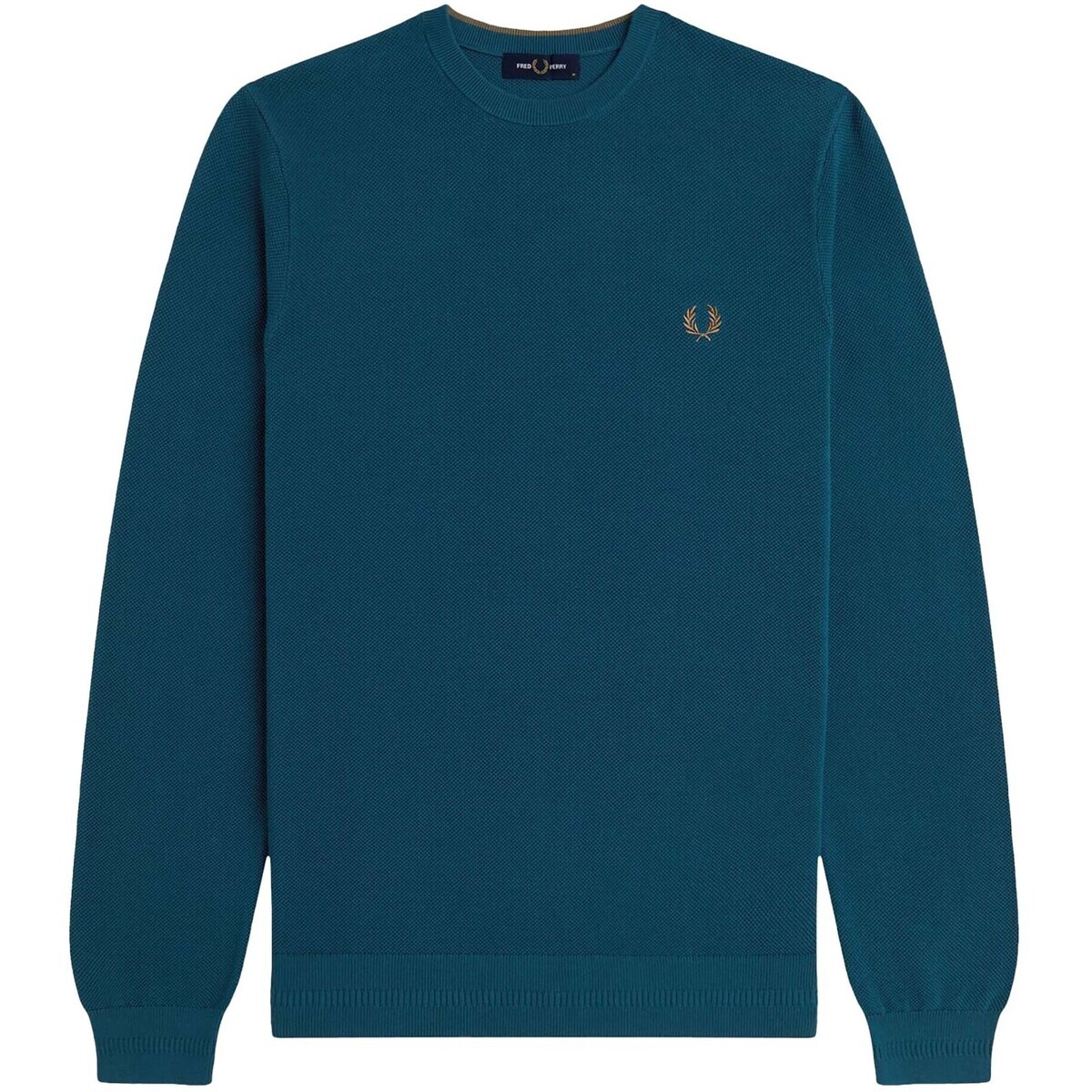 Fred Perry  Fp Pique Stitch Jumper  Modrá