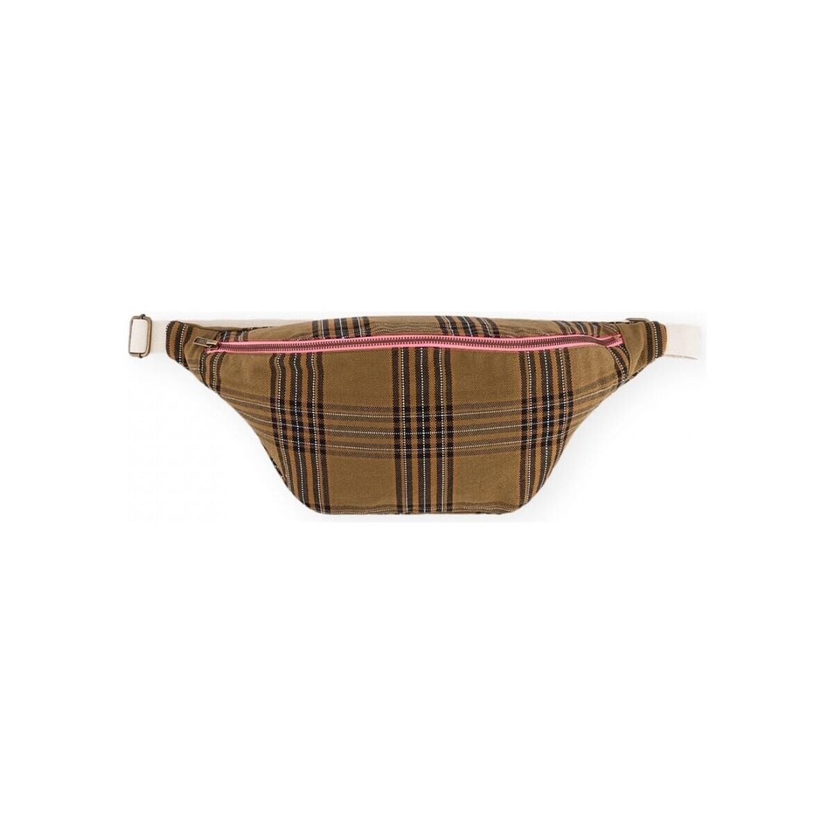 Rose In April  Banana Bag - Tartan  Hnědá