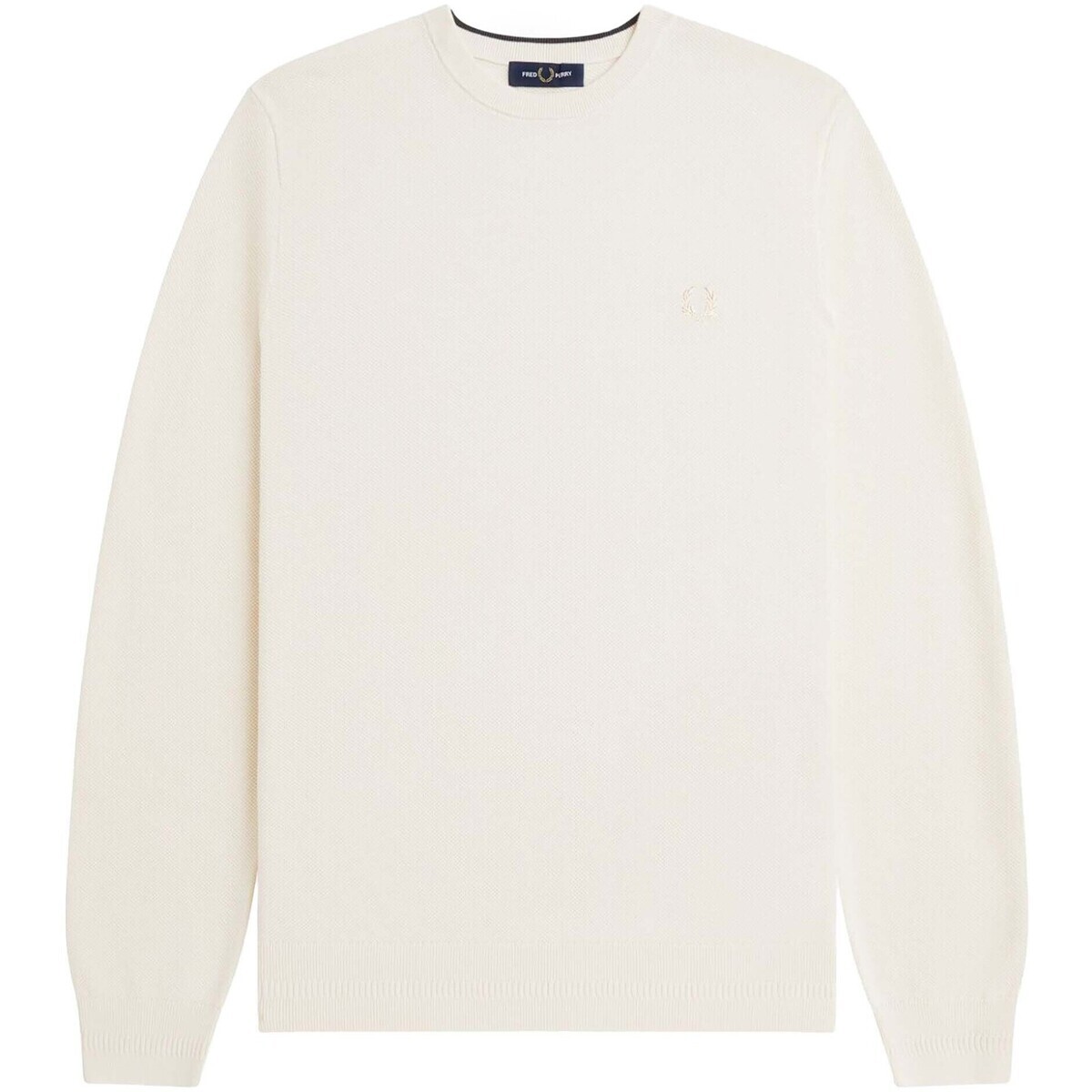 Fred Perry  Fp Pique Stitch Jumper  Béžová