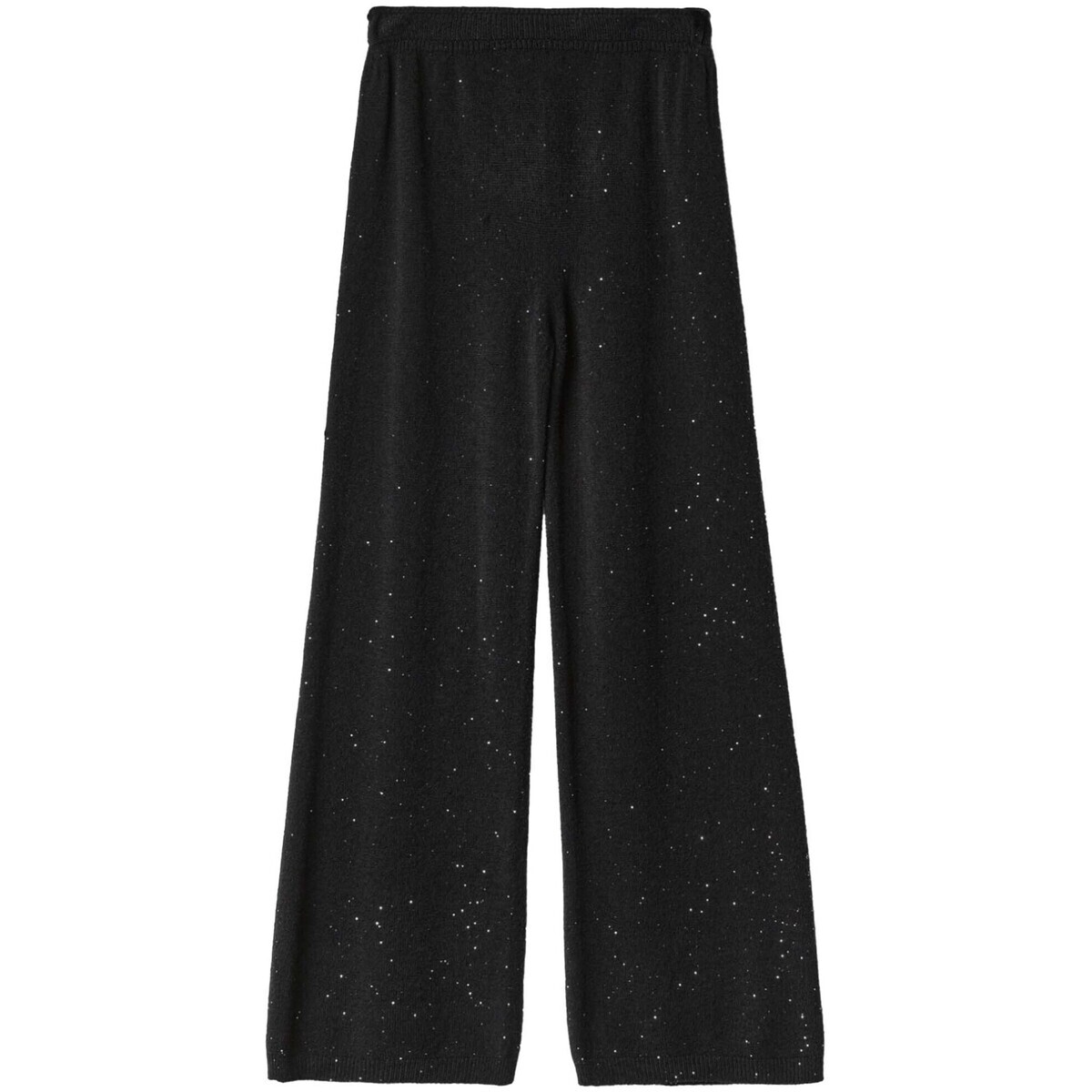 Hinnominate  Dritto In Maglia Con Paillettes  Černá