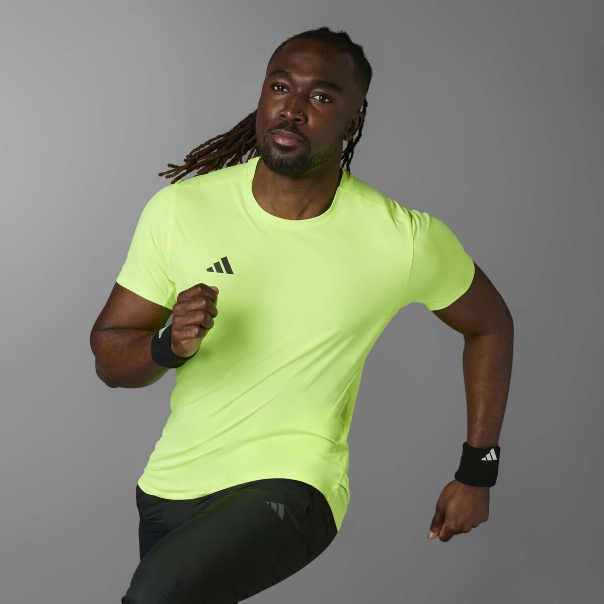 adidas  Adizero E Tee  Zelená