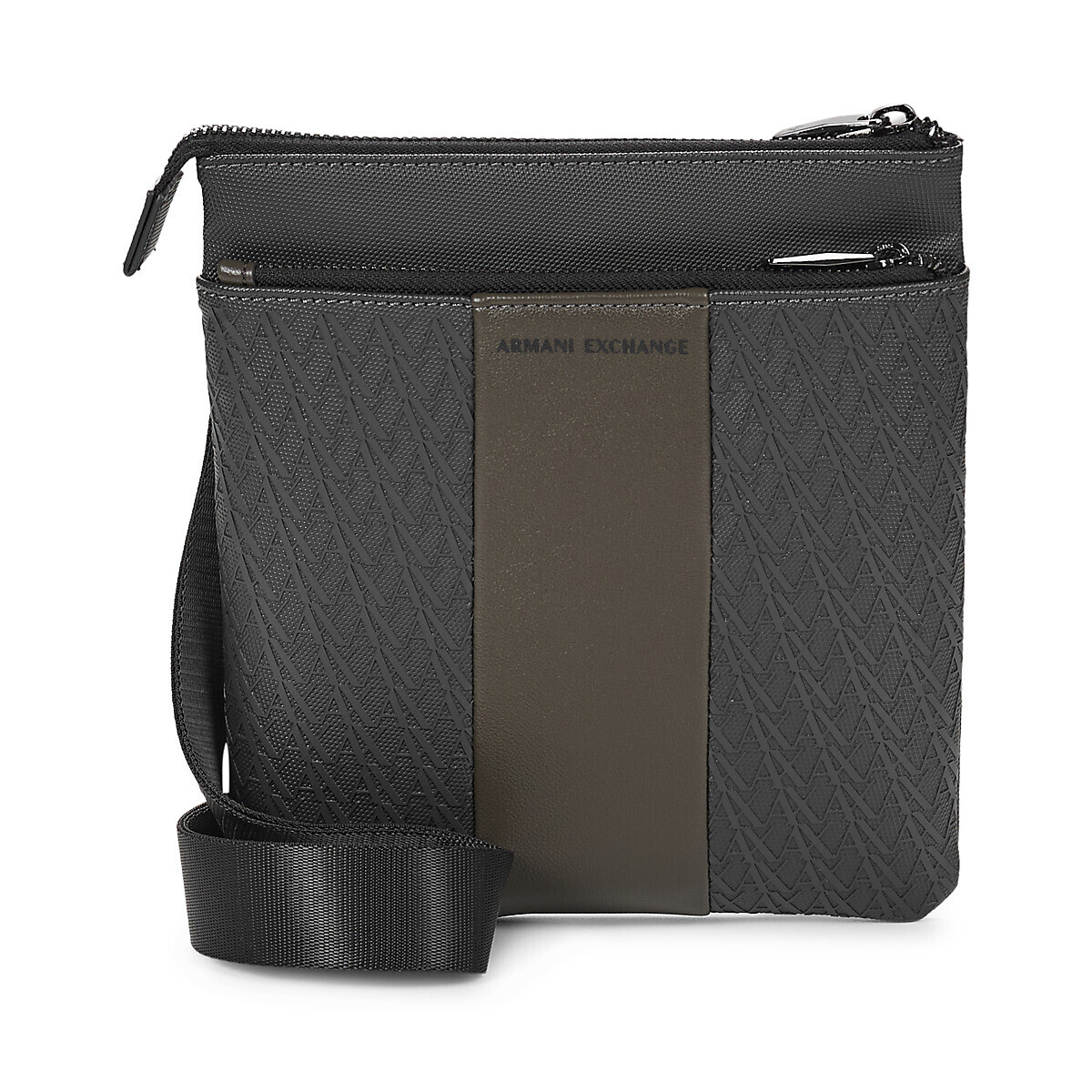 Armani Exchange  WILLIAM FLAT CROSSBODY  Černá