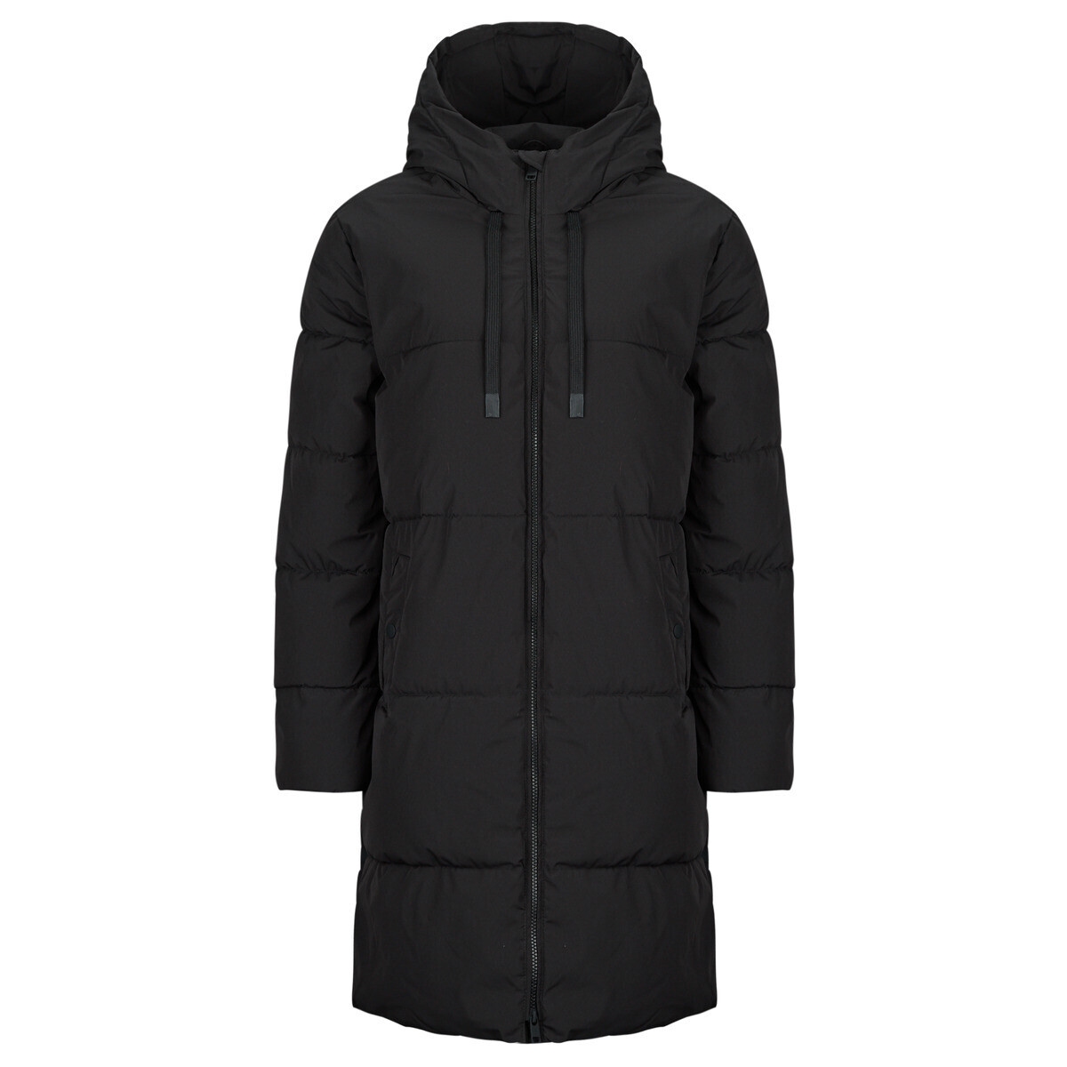 JDY  JDYBLAIR LONG HOOD PUFFER  Černá