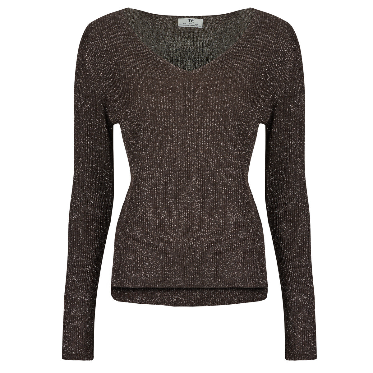 JDY  JDYNEW BEHAVE L/S GLITTER PULLOVER KNT  Hnědá