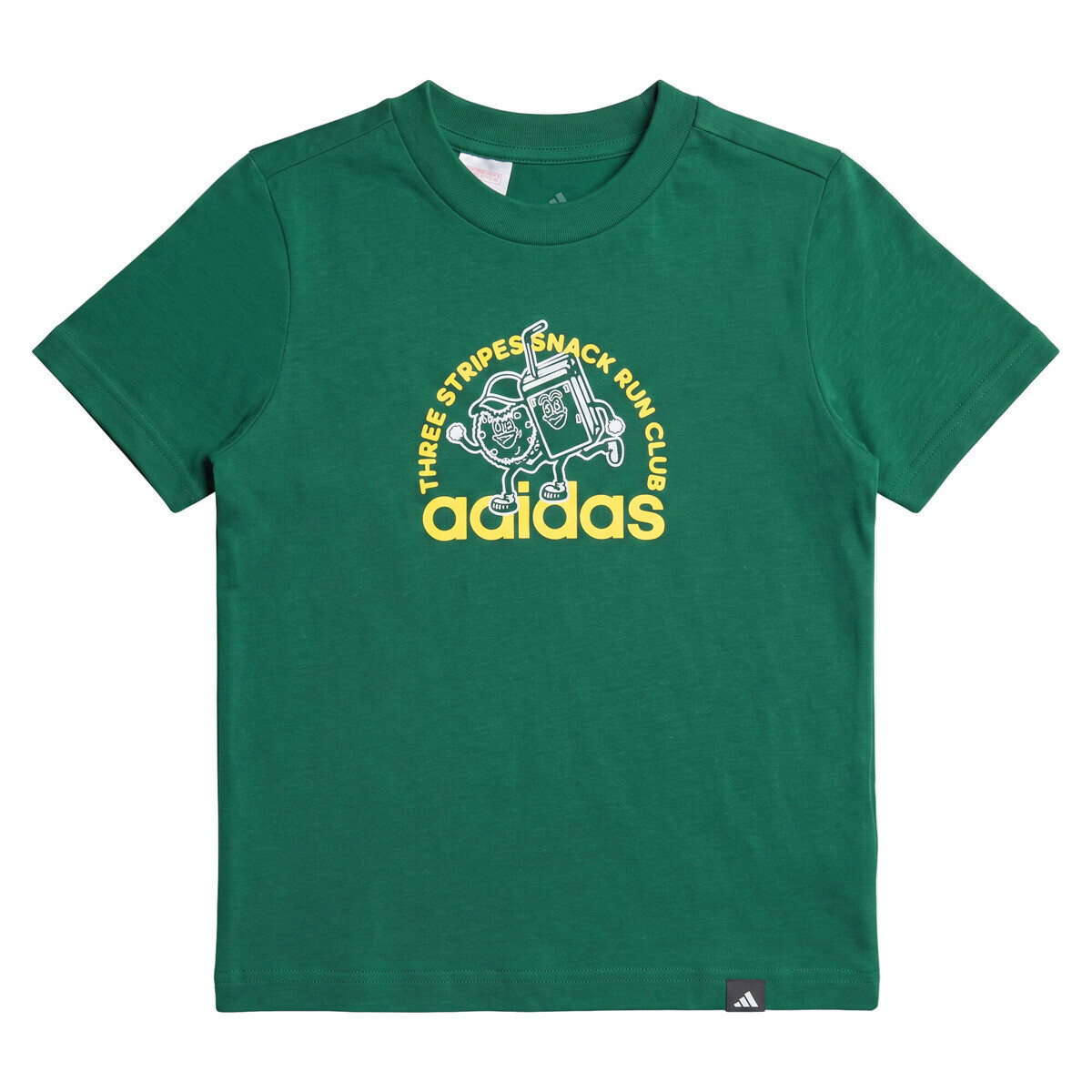 adidas  SNACKS GRAPHIC T-SHIRT KIDS  Zelená