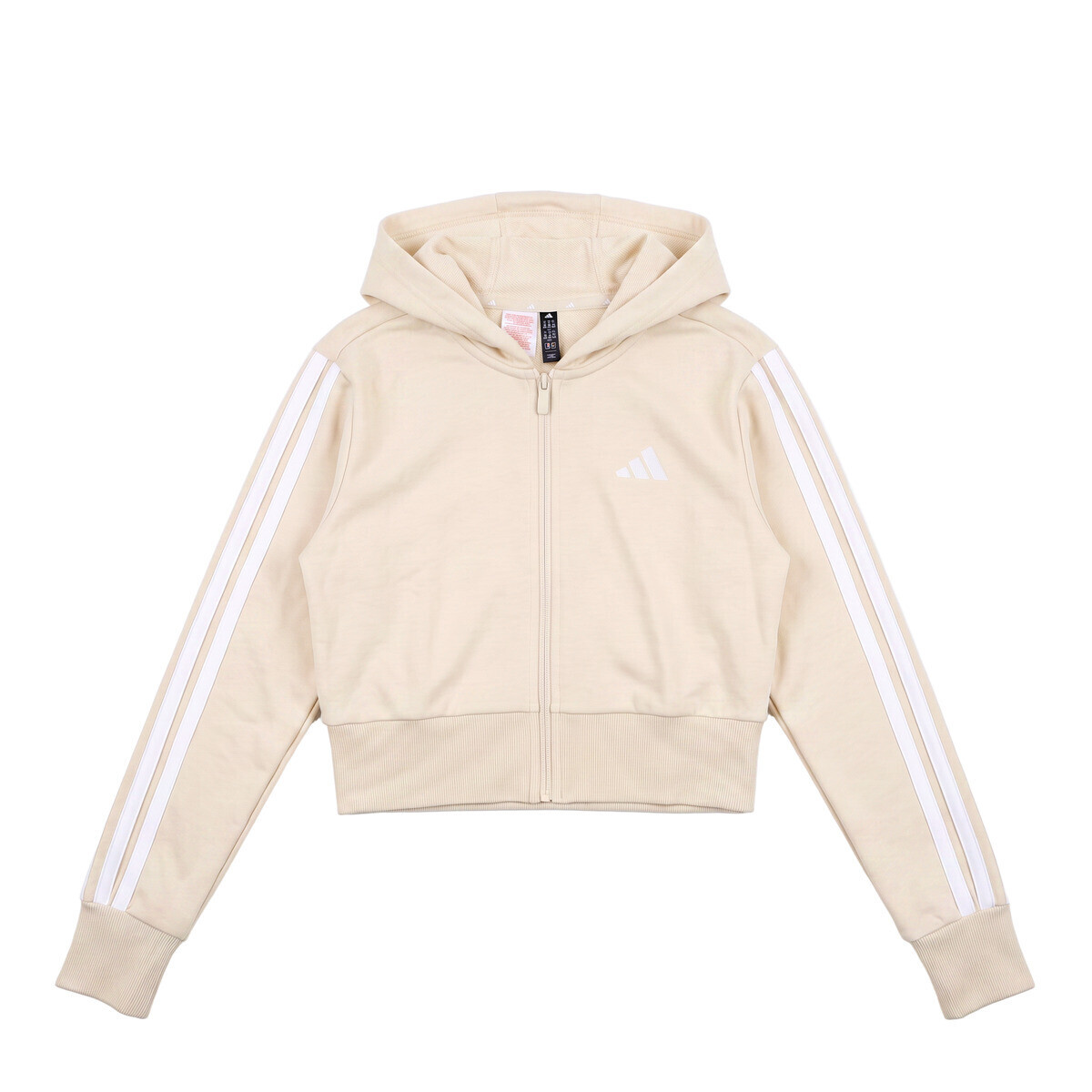 adidas  Essentials Full-Zip Hoodie Kids  Béžová